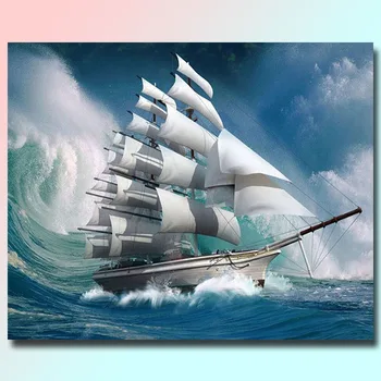 

diamond painting scenery,christmas decorations for home,daimond painting,sailboat,Diamond embroidery sale ,5d full square