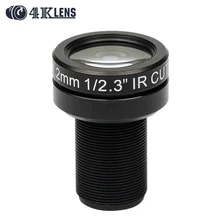4K LENS 7.2MM Lens 1/2.3 Inch 10MP IR 47D HFOV NON Distortion for Gopro DJI Phantom Drones Newly Coming Hot