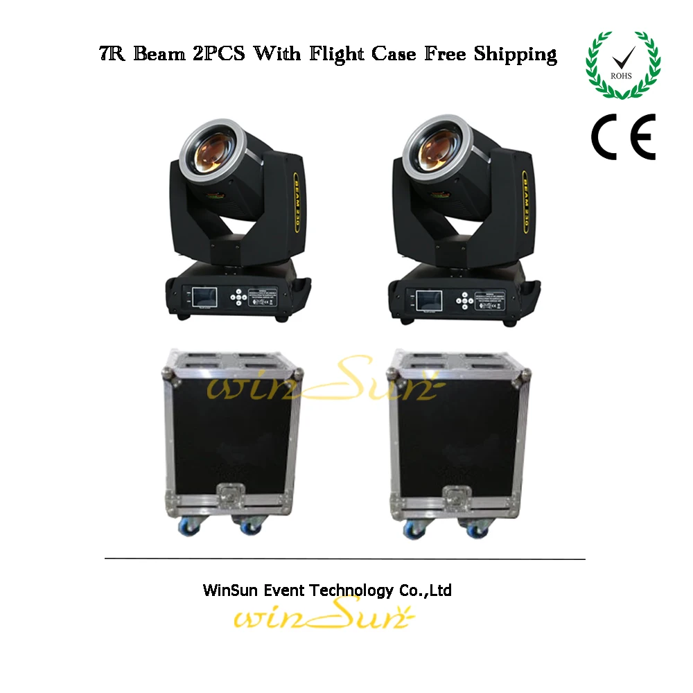 

Winsune Sharpy 7R Disco DMX Beam 7r 230 2xUnidades Include 1for1 fight case