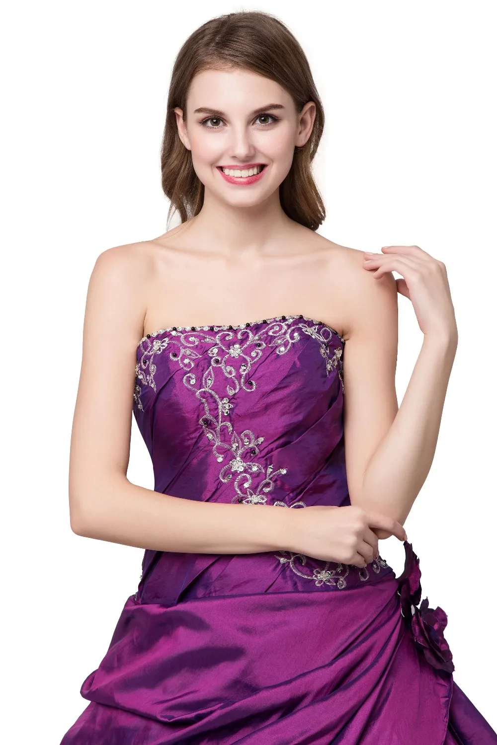 ANGELSBRIDEP Бальные платья 2021 Vestidos De дешевые вышитая Толстовка Длина спец повод Бал