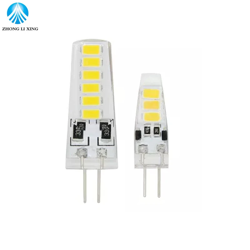 

G4 LED Diode Bulb DC 12V Flicker-Free 5730 SMD 6/12 LEDs G4 Chandelier Lamp High Brightness 360 Beam Angle Home Indoor Lighting