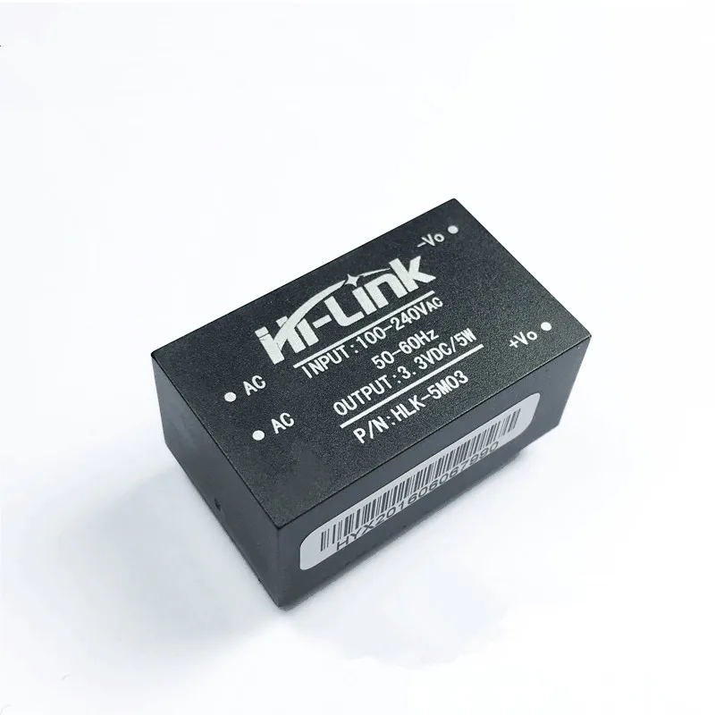 

HLK-5M03 AC-DC low ripple power module 220V to 3.3V 5W Smart home switching power supply module