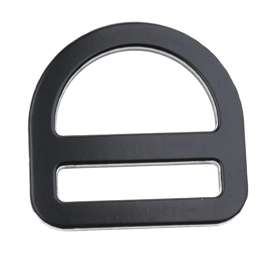Outdoor Safety Harness Buckle 25KN Slotted D Ring Hardware Harness Clip for Rock Climbing Caving Arborist