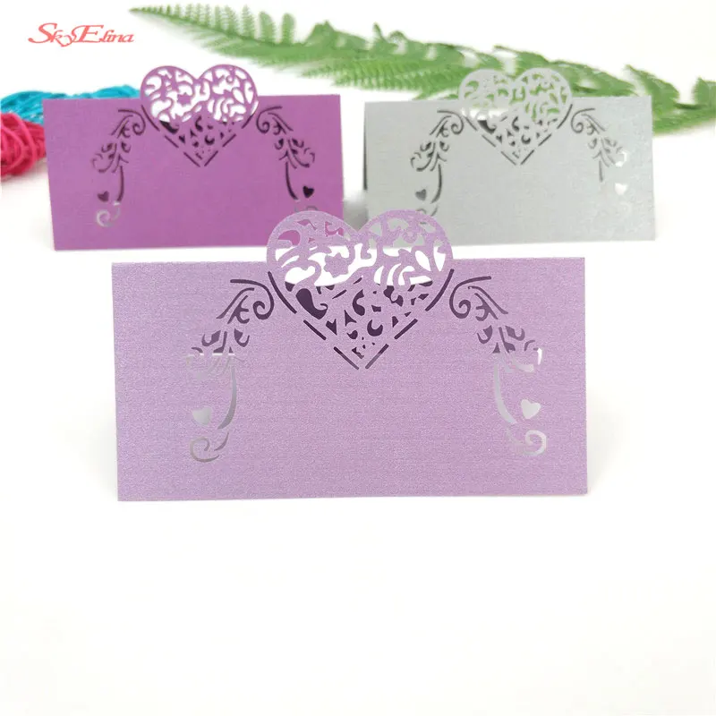 50pcs Laser Cut Place Cards Wedding Name Cards Table Name Place Cards Wedding Party Table Decoration Wedding Decoration 5zsh928 (71)