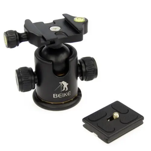 Tripé de Alumínio Bola de Cabeça plus Prato Prato de Liberação Carga de 8 Beike Bk 03 de Liberação Rápida Pro Camera Tripod Max kg - Image 5