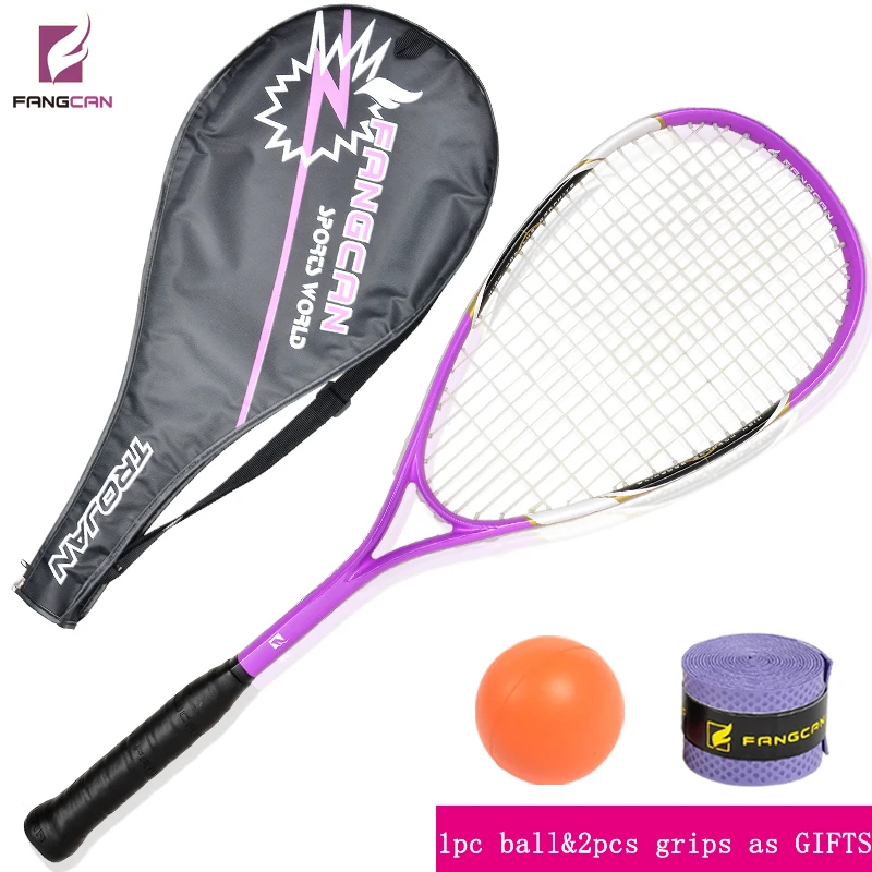 

1 pc FANGCAN high quality squash racket purple color composite material squash racket