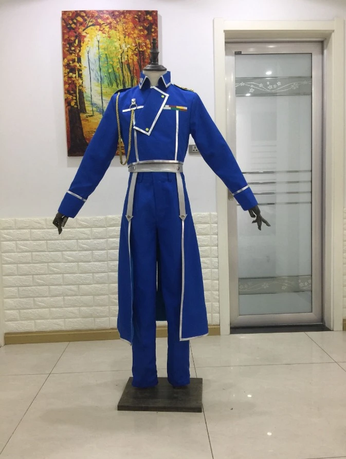 ホットアニメ鋼の錬金術師ロイ マスタングコスプレ衣装軍制服フルセットハロウィン衣装カスタムメイド アニメ コスチューム Aliexpress
