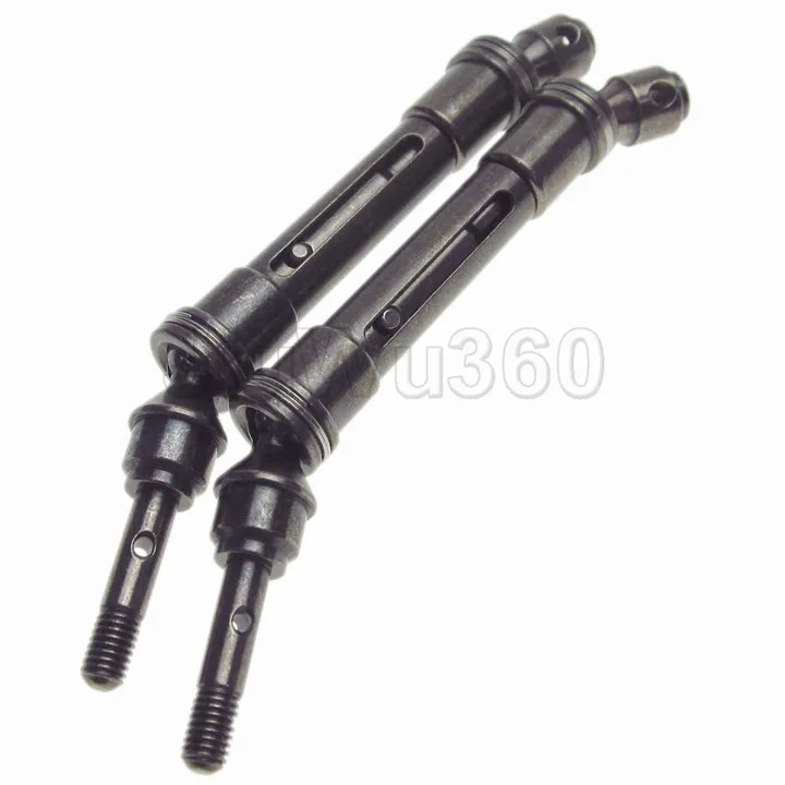 2pcs RC Car 1/10 Front Drive Shaft Dogbone Metal Steel for RC Traxxas 1