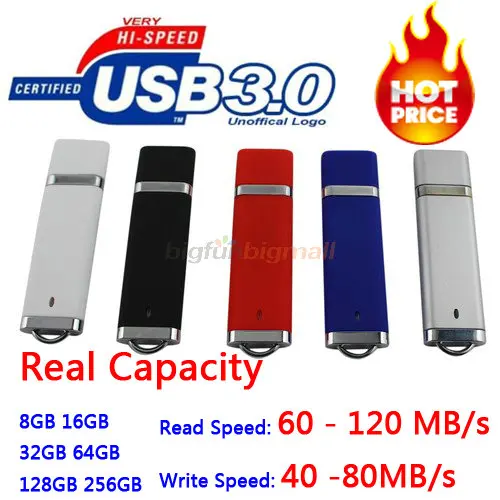 15-130MB/S Read High Speed USB 3.0 Flash Drive 128GB 16GB 32GB 64GB HOT Pen Drive 512GB 1TB 2TB Memory Stick USB Key Gift 256GB