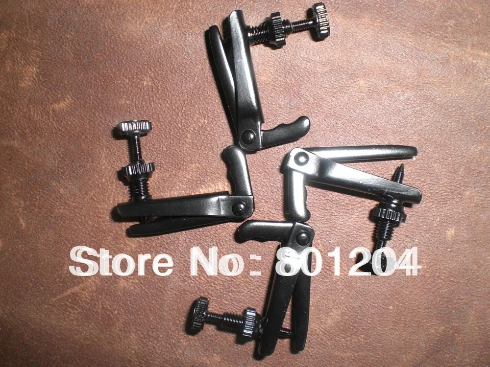 

4 PCs VIOLIN Fine Tuner FULL BLACK COLOR full size