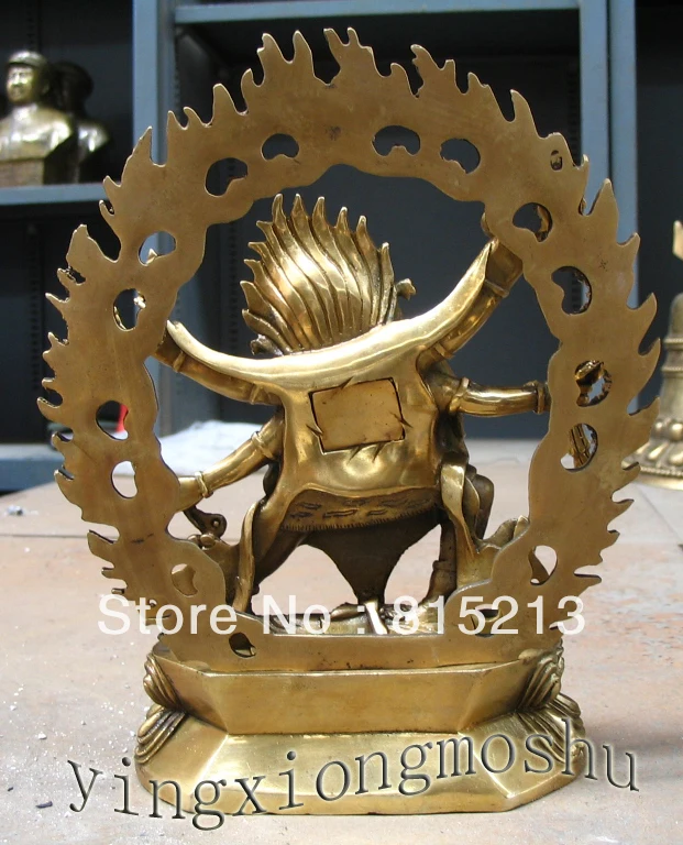 

bi00223 Collections 6 arm Good luck Buddha bronze statue