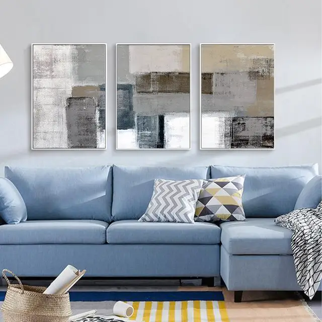Cuadros Decoracion Abstracta Quadros De Parede Par Quarto Tableau