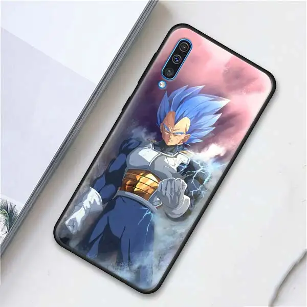 Мягкий чехол для телефона Goku Dragon Ball Z Super Saiya s для samsung Galaxy A10 A20 A30 A40 A50 A70 A6 A7 A8 Plus A9 M30 M20 черный чехол C - Цвет: 011