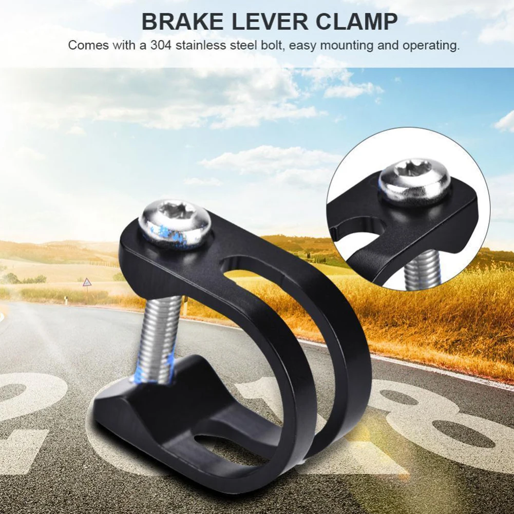 

Brake Lever Clamp Cycling Easy Install Metal With Bolt Durable Parts Replacement Fixed Bicycle Ring U Shape For Sram Avid E9 X0