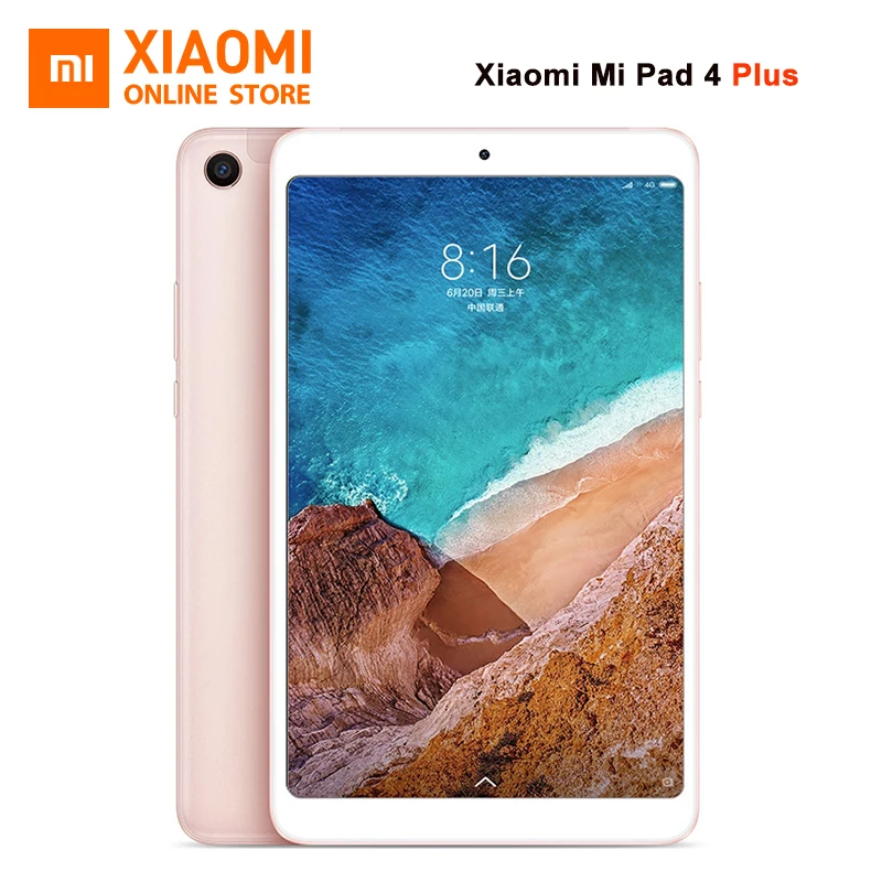 

Original Xiaomi Mi Pad 4 Plus PC Tablet 10.1" Snapdragon 660 Octa Core Face ID 1920x1080 13.0MP+5.0MP 4G Tablet Android MiPad 4