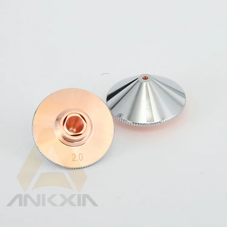 Ankxia Precitec насадка двойной Слои 1,0/1,2/1,5/2,0/2,5/3,0/3,5/4,0 H15 для Co2 волокно насадка для лазерной резки P0591-571-0001 OEM