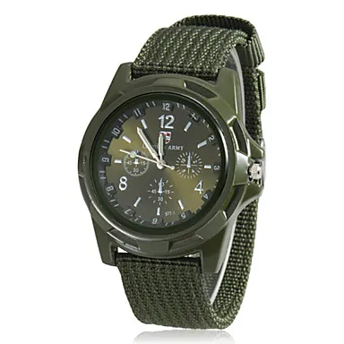 Новинка, мужские военные бомбардировщики, пилот, брезентовый ремешок, спортивные мужские кварцевые наручные часы для мальчиков, аналоговые Мужские нарядные спортивные наручные часы, reloj - Цвет: Green