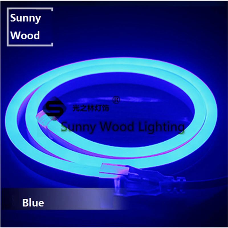 

8mm wide Mini Neon flex 5 meters/lot 120pcs 2835 SMD per meter led neon tube ,220V led sign board tube ,blue flexible tape
