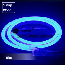 8mm wide Mini Neon flex 5 meters/lot 120pcs 2835 SMD per meter led neon tube ,220V led sign board tube ,blue flexible tape