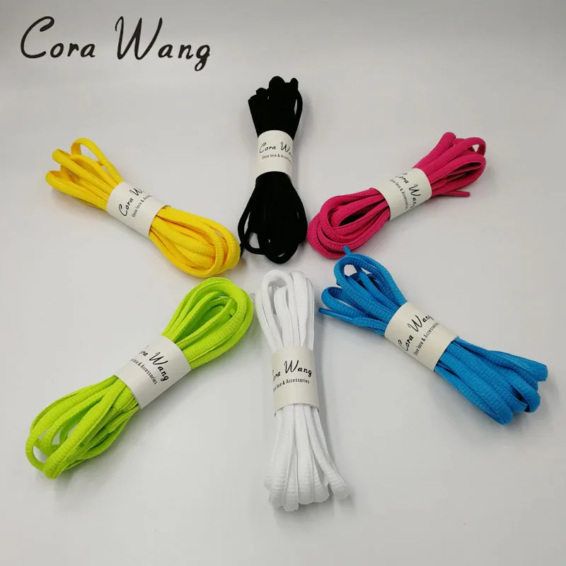 

1 PAIR New Oval Athletic Shoelaces Sport Sneaker Boots Shoe Laces Strings 6 COLORS ASL681B