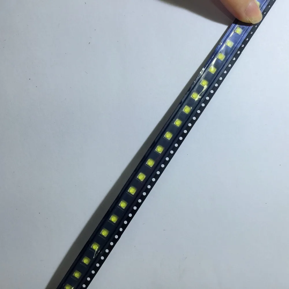 100 шт. 3 Вт 3535 SMD светодиодный диодный чип высокой мощности холодный белый 6500K