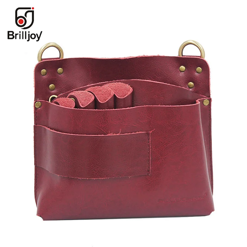 Hair Scissor Bag Wine red