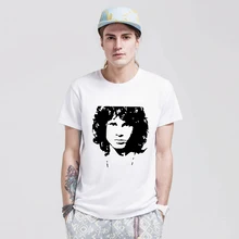 The Door JIM MORRISON shirts Men Summer Casual Style T Shirts Cotton Short Sleeve O-neck T-shirts Vogue Classic Tees