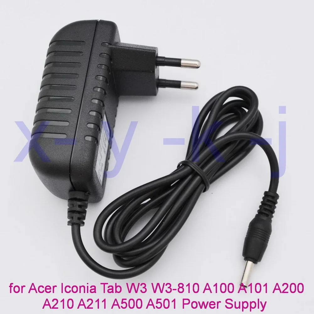 100PCS 12V 1.5A EU PlugTablet Charger for Acer Iconia Tab W3 W3 810