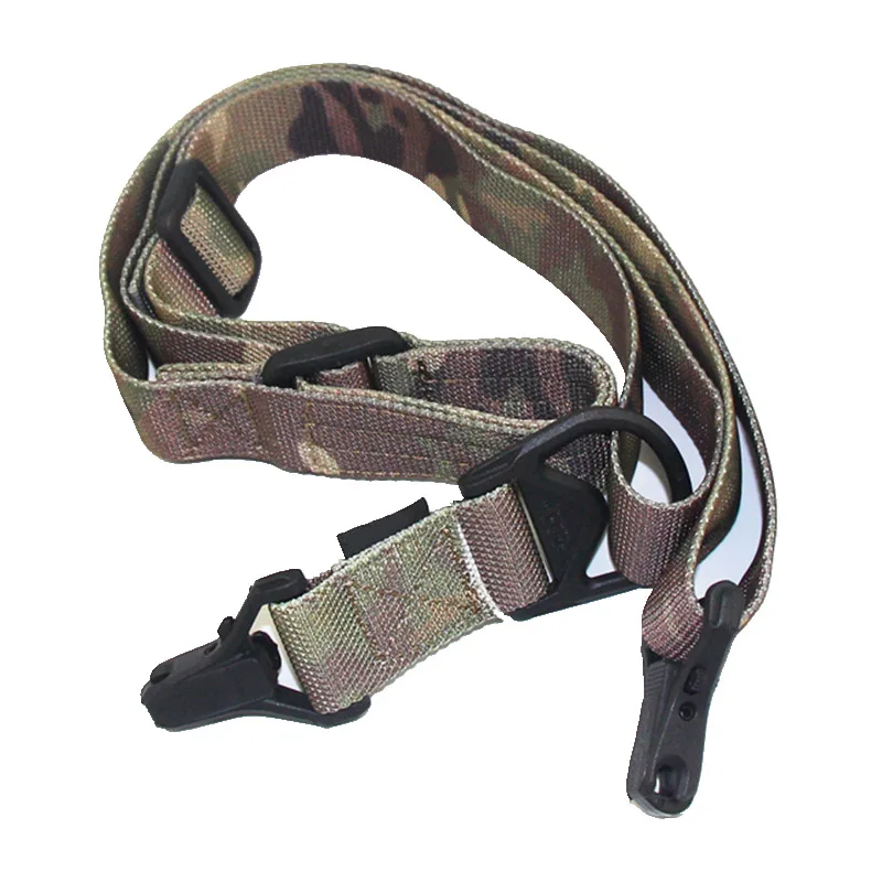 Охота Тактический Gun Sling Регулируемая 2 точки Банджи ремень Airsoft Пейнтбольного ружья ремень Системы винтовка Слинг