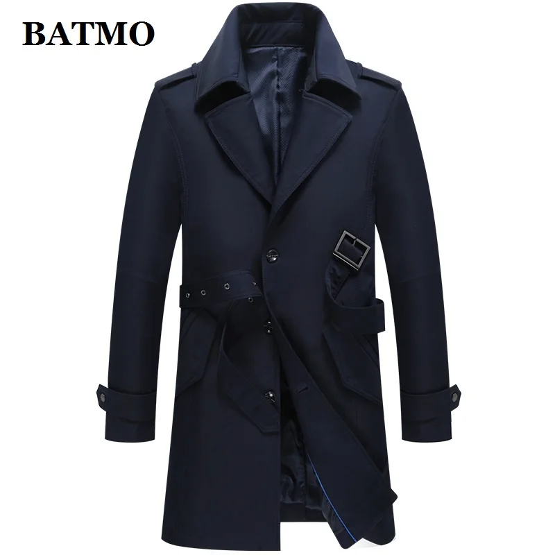 BATMO Новое поступление весна Высокое качество Тренч мужские, мужские повседневные куртки, большие размеры M-4XL P186006