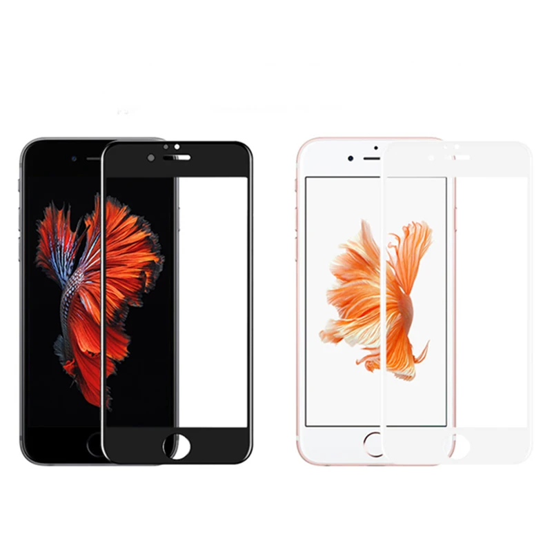 3D закаленное стекло для iPhone 7 полное покрытие 9H защитная пленка Взрывозащищенная