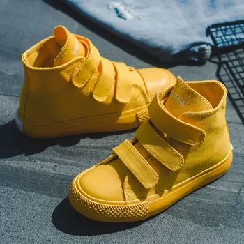 

Kids Canvas Casual Shoes Children High Top Canvas Shoes Boy Girl Sneakers Kids Colorful Shoes Summer Breathable Chaussure Enfant