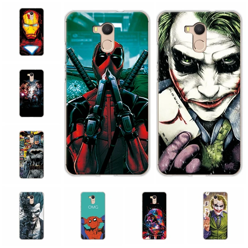 

Charming Marvel Hero Captain America Phone Case For Oukitel U15 Pro Spiderman Iron Man Star Wars Soft TPU For Oukitel U 15 Pro