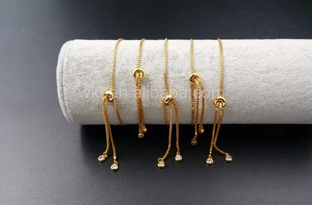 Natural de Pérola Pulseira em Tamanho Hotsales Pulseira Ouro Mergulhado Redondo Pérola Corrente Ajustável Wt-b306 Mãe 24k 6 High Quality Joias e Acessórios