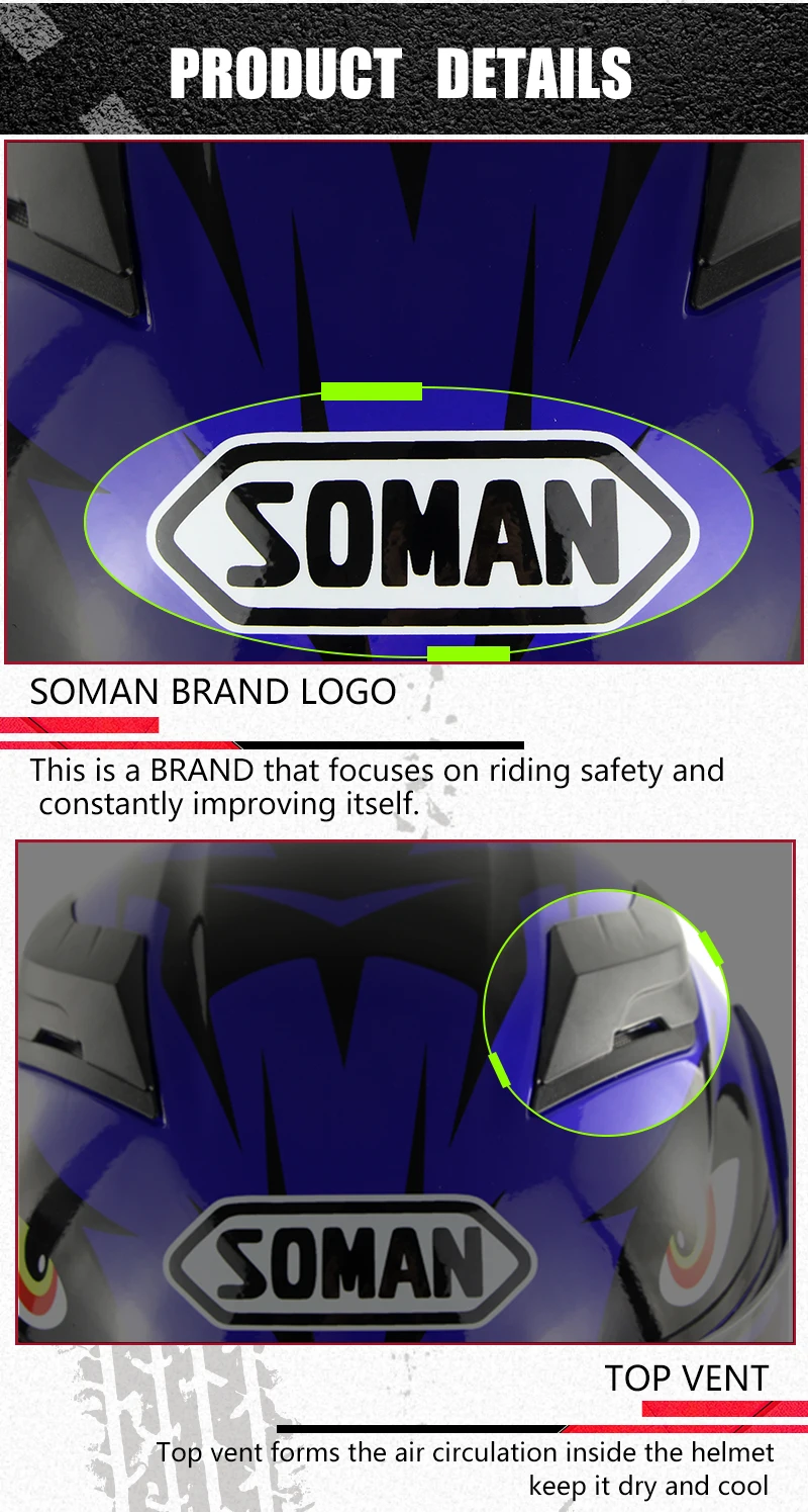 Soman 955 Встроенный смарт Bluetooth мотоциклетный шлем Skyeye дизайн BT capacetes гарнитура двойные линзы модель K5