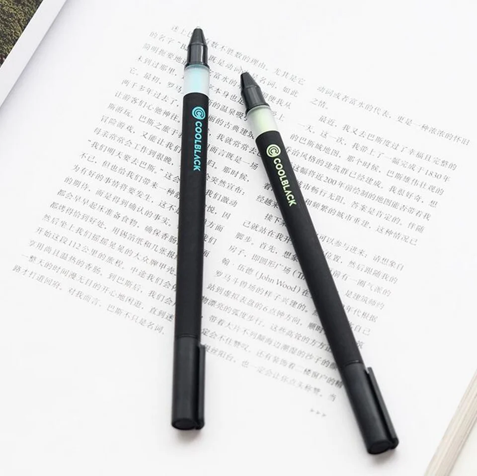 Cool-Black-Gel-Pen-Signature-Pen-Escolar-Papelaria-School-Office-Supply-Promotional-Gift_