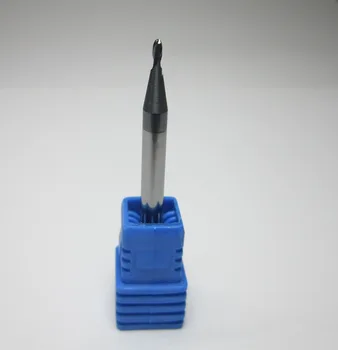 

1PC radius 0.75mm HRC45 R0.75 2 flutes Tungsten Carbide Ball Nose End Mill CNC milling cutting machine tool Diameter 1.5mm