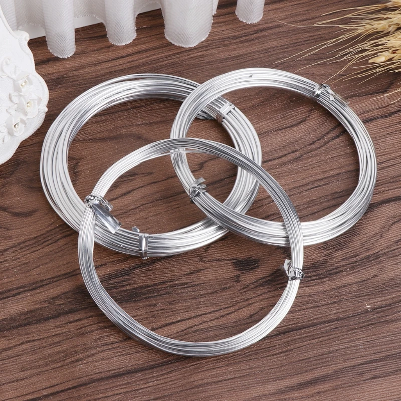 Aluminium Wire DIY Doll Bracket Pottery Clay Sculpture Tools Mold Mould Skeleton Frame 1mm 1.5mm 2mm Pottery Tools W215