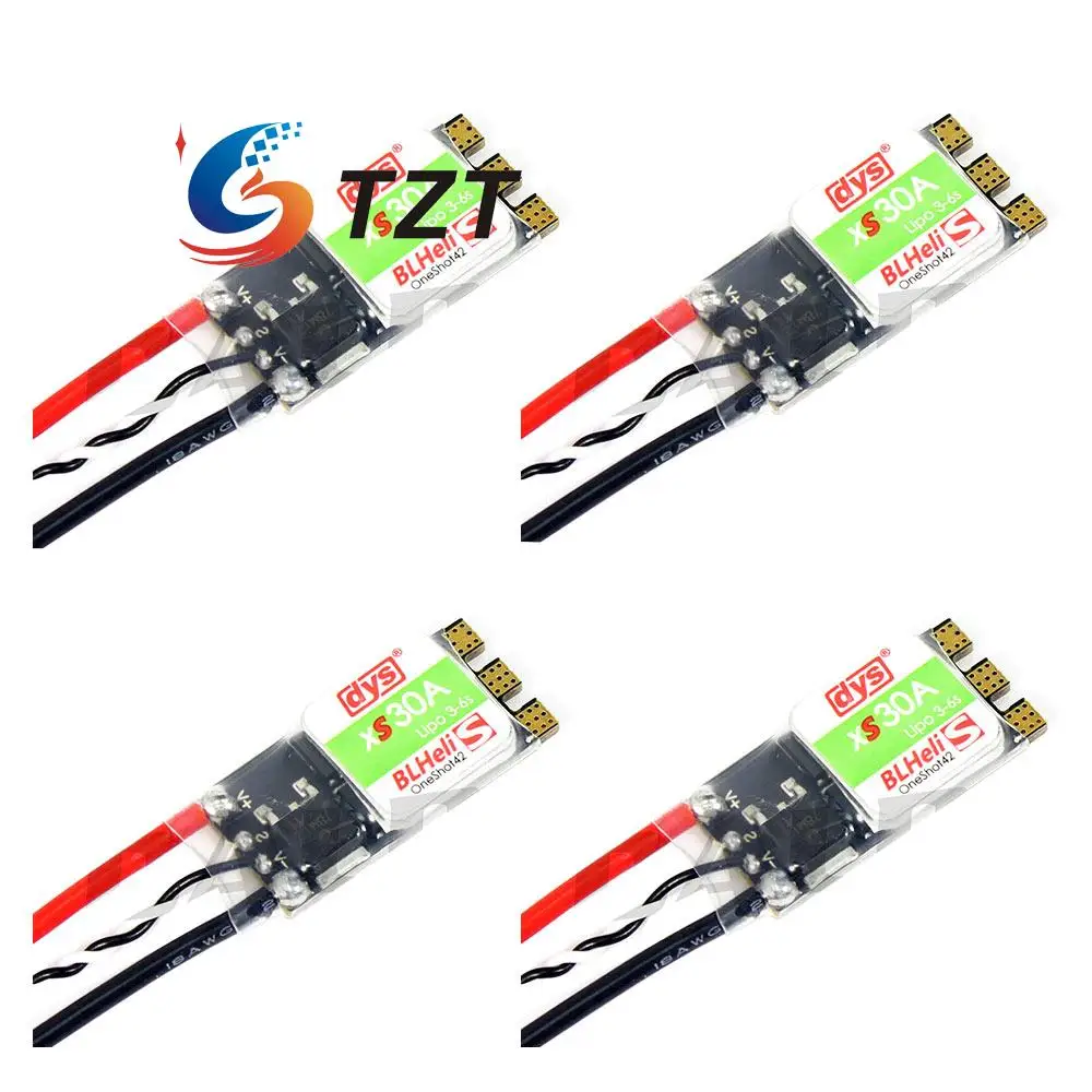 DYS XS30A Blheli 30A ESC Electronic Speed Controller Support Oneshot42 for FPV Quadcopter 4Pcs