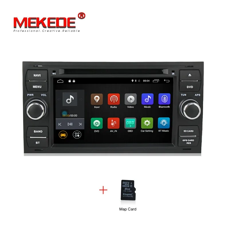 7 &quotAndroid 1 Автомобильная магнитола dvd для фокуса/Transit/Galaxy/Mondeo/Fiesta/C max/S max/Kuga/разъем