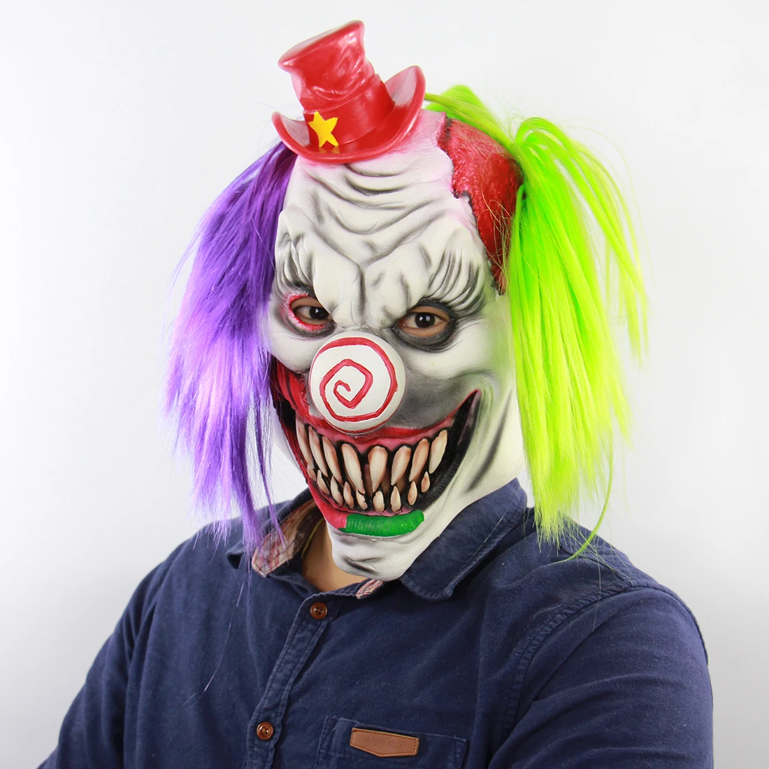 

Halloween Mask Man Scary Mascaras Horror Masker Carnival Prank Masque Props Halloween Cosplay Realistic Latex Masks Funny Clown