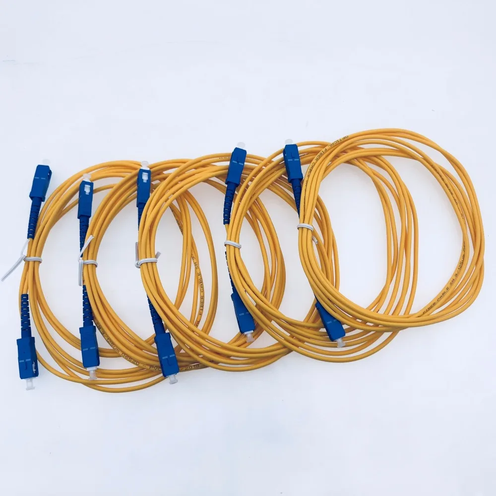 5 шт. Бесплатная доставка FTTH SM SX 3 м UPC 2 0 мм или волоконный кабель Стандартный