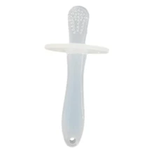 High Quality And Environmentally Safe Baby Teether Teething Ring Silicone Training Bendable Toothbrush