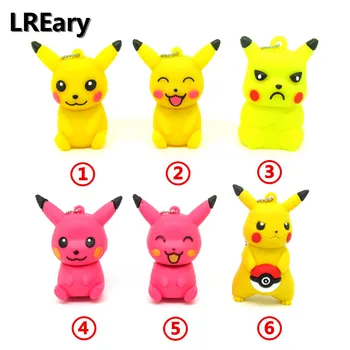 

New Pikachu Pocket Monster usb flash drive disk memory stick 16gb 32gb pendrive Pen drive personalizado gift 4 8gb