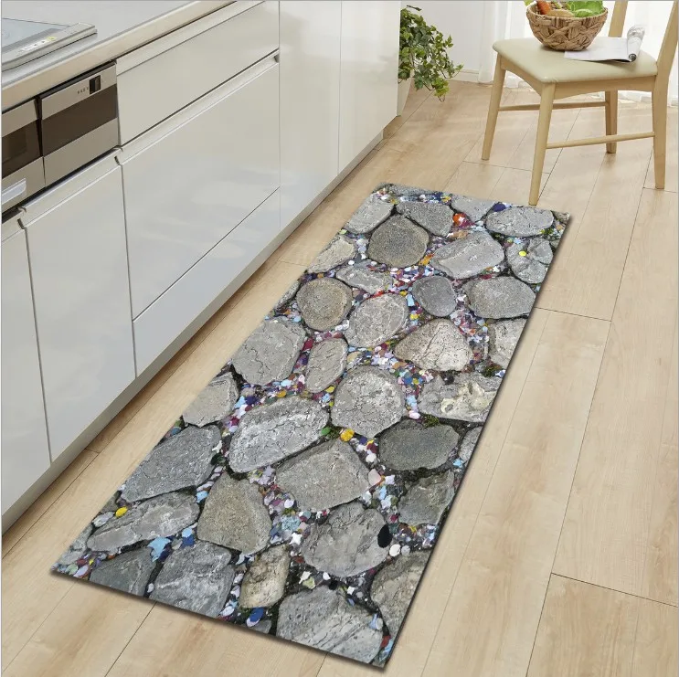 Pebble коврики с принтом для входной двери Нескользящие ковры для журнальный столик для гостиной пол впитывающие коврики кухонные коврики