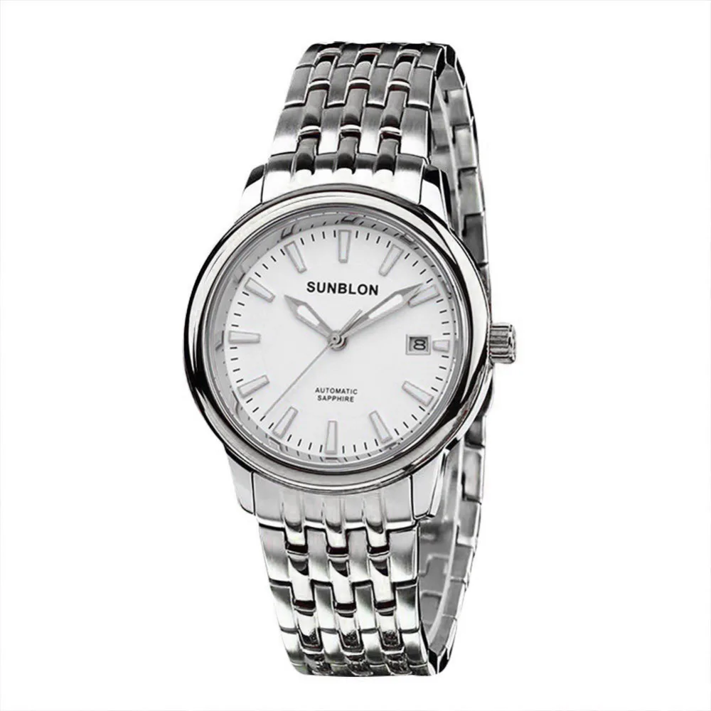 

2019 New Arrival SUNBLON Water Resistant Stainless Steel Men's Automatic Mechanical Watch Hot Sale