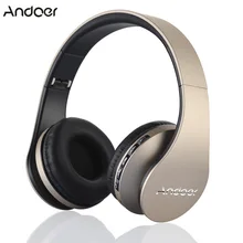 Andoer LH-811 Stereo Bluetooth Headset Wireless Bluetooth 4.1+ EDR Headphone Sports Earphone with Mic FM Radio