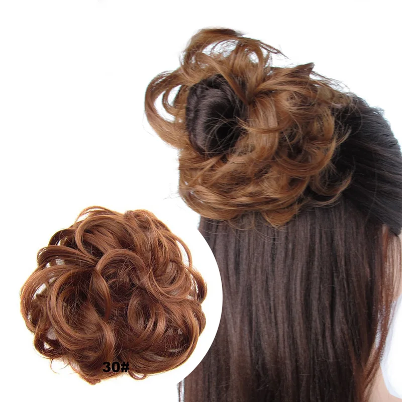 jeedou Synthetic Hair Chignon Donut Black Brown 25Colors 30g Hair Bun Pad Chignon Elastic Hair Rope Rubber Band Hair Extensions jeedou Synthetic Hair Chignon Donut Black Brown 25Colors 30g Hair Bun Pad Chignon Elastic Hair Rope Rubber Band Hair Extensions