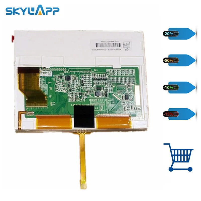 Skylarpu 5.6 inch LCD screen for Autoboss V30 display panel with touch screen panel glass Free shipping Skylarpu 5.6 inch LCD screen for Autoboss V30 display panel with touch screen panel glass Free shipping