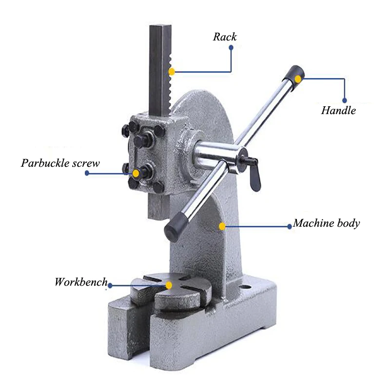 Ручной пресс Инструмент Микро ручной перфоратор может лифт стойки Тип пресс машина 1 т